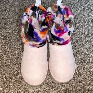 Pink fluff uggs